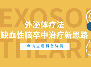 科普日談 | 外泌體療法—缺血性腦卒中治療新思路